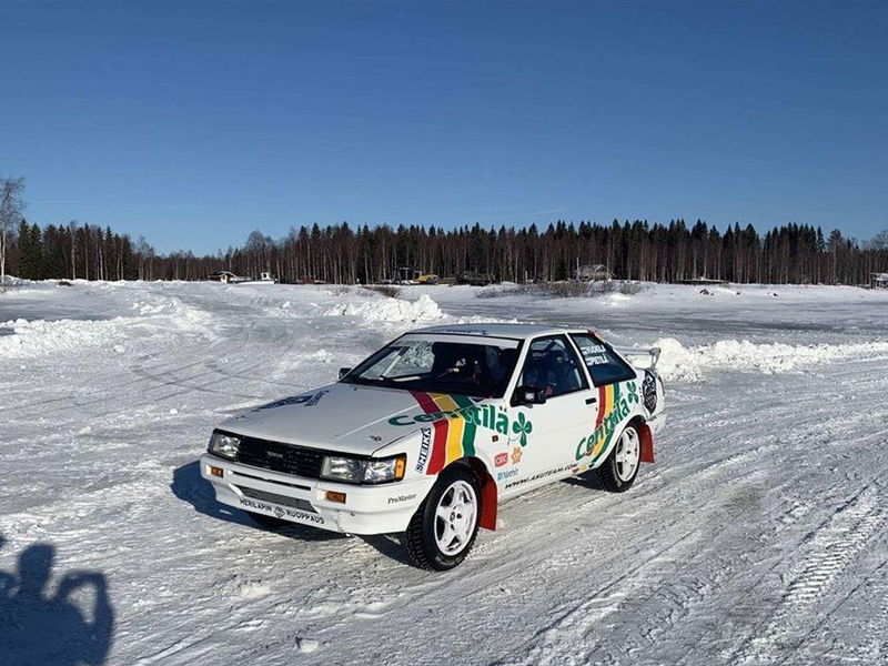 Toyota Corolla Gt Rally car
