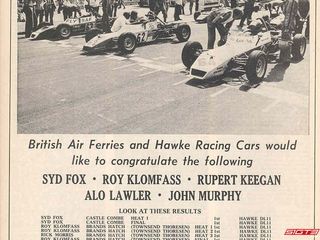 Hawke DL 11 Formula Ford 1973