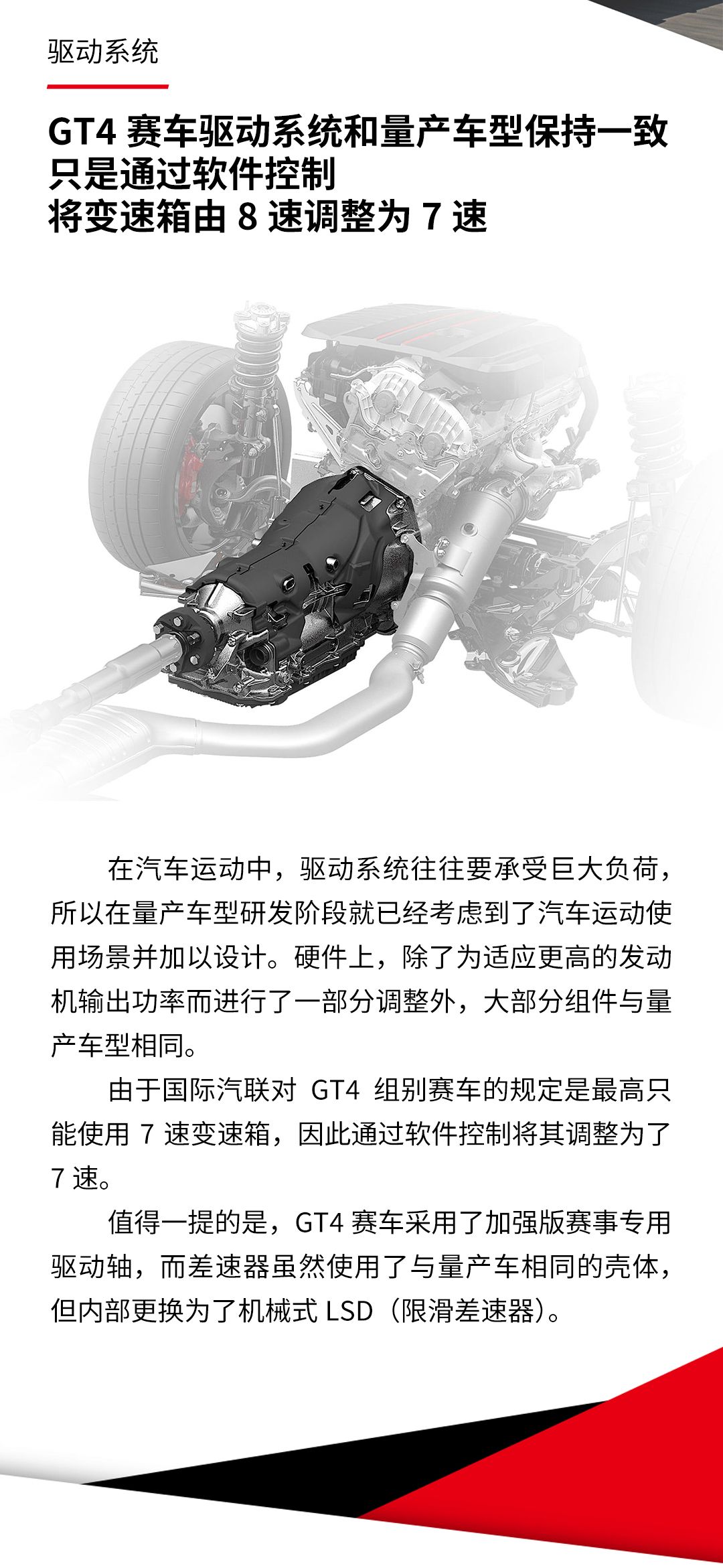 Comparison between GR SUPRA GT4 and GR SUPRA