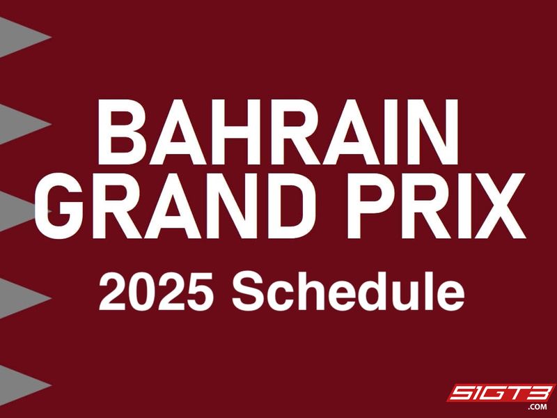 Grand Prix Gulf Air de Bahreïn 2025 : programme complet annoncé