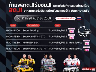Sändningsschema för 2025 års TSS The Super Series i Sepang-omgången