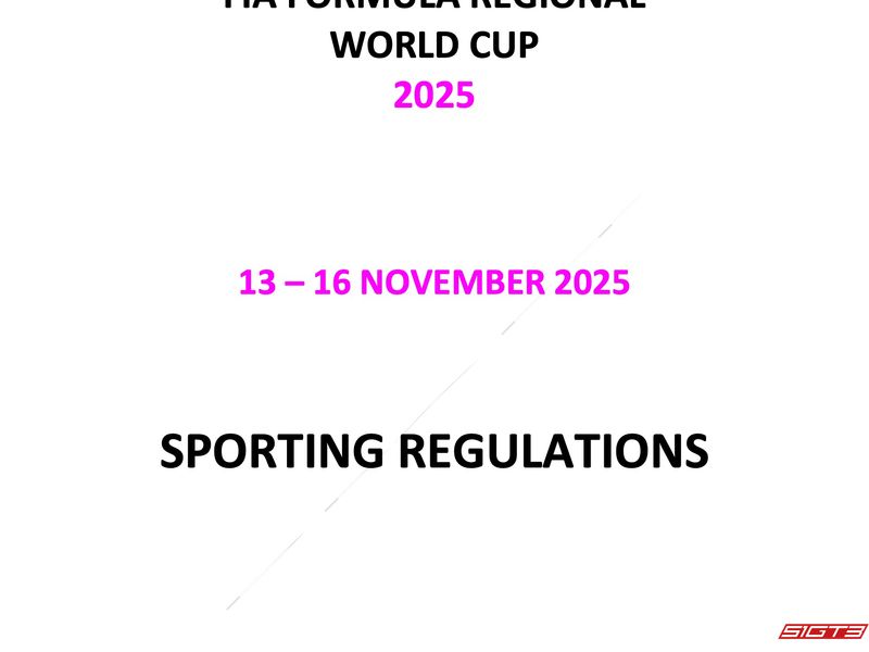 2025 Macau Grand Prix: ภาพรวมงานแข่งขัน FIA Formula Regional World Cup