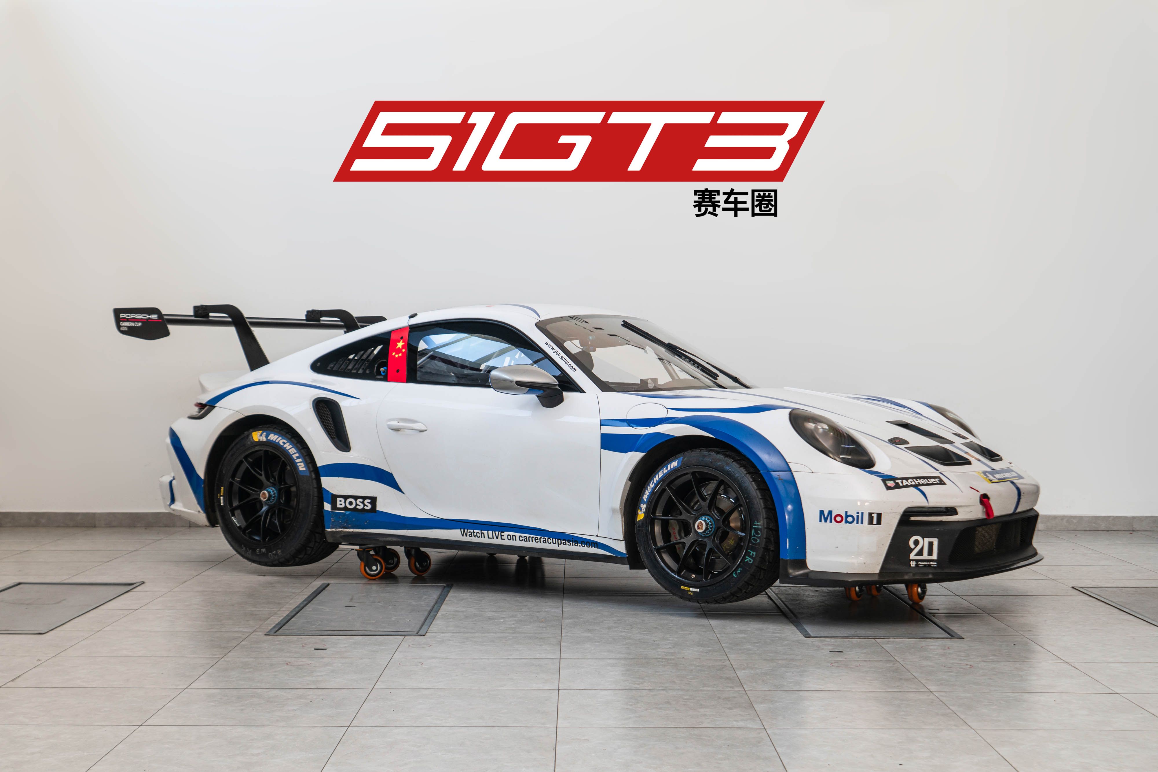 2021 Porsche 911 GT3 CUP 992 (carro campeão e com TC e ABS)