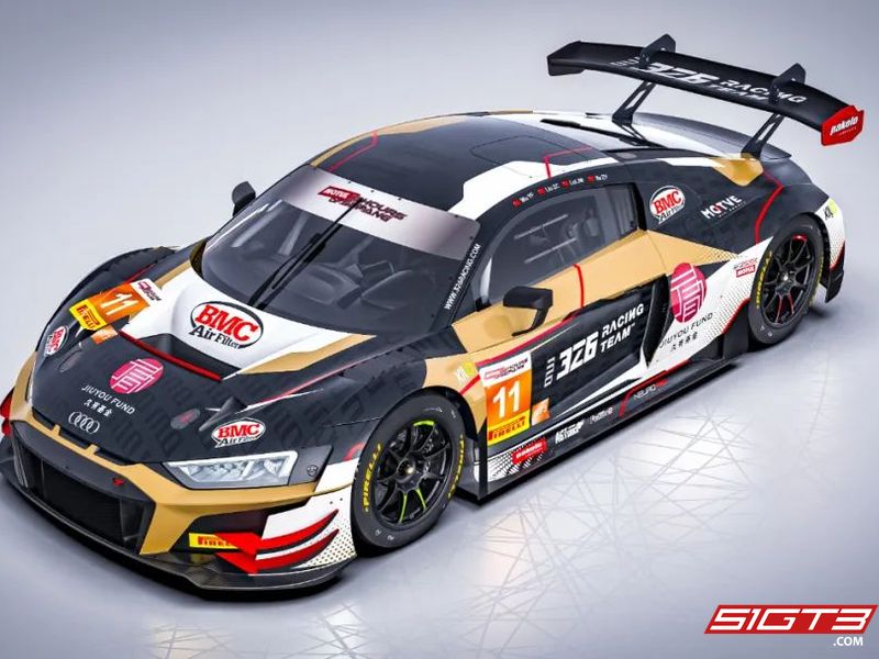 326 Racing Team, Sepang 12 Saat'e katılmak üzere Audi R8 LMS GT3 Evo II'yi gönderiyor