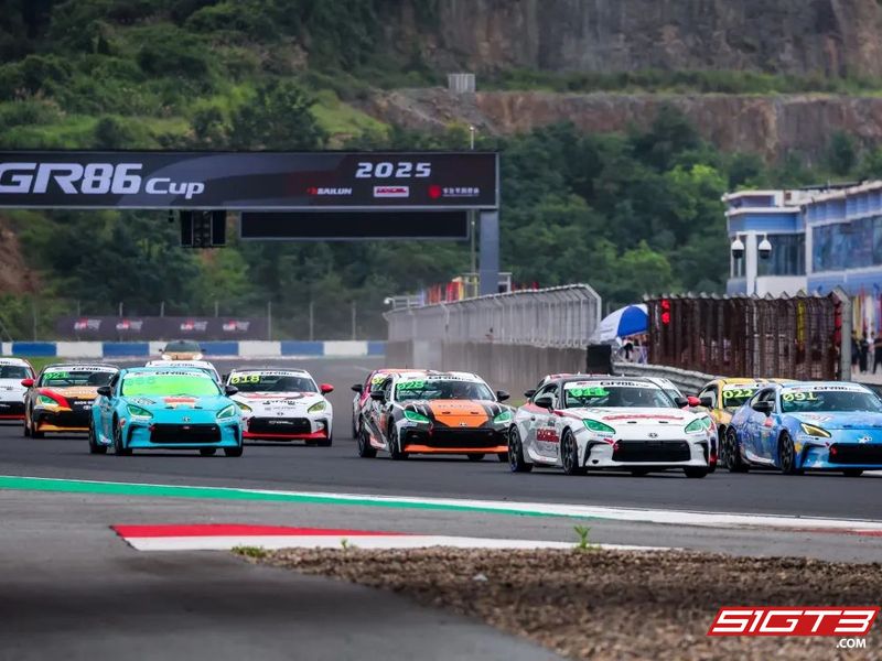 TOYOTA GAZOO Racing China GR86 Cup 2025 Hari ke-2 di Stasiun Ningbo