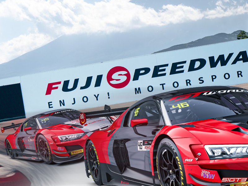 Phantom Global Racing č. 46 prenasleduje vetra a uniká nebezpečenstvu|2025 GTWCA Fuji Station končí