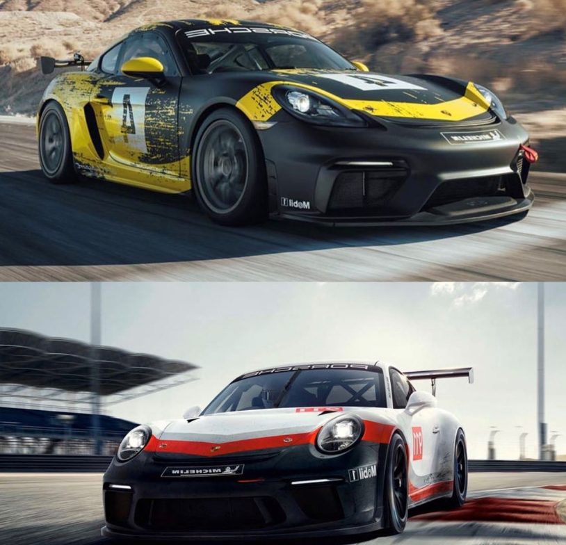 保时捷 Cayman GT4 2020 and 保时捷 911 GT3 Cup 2020