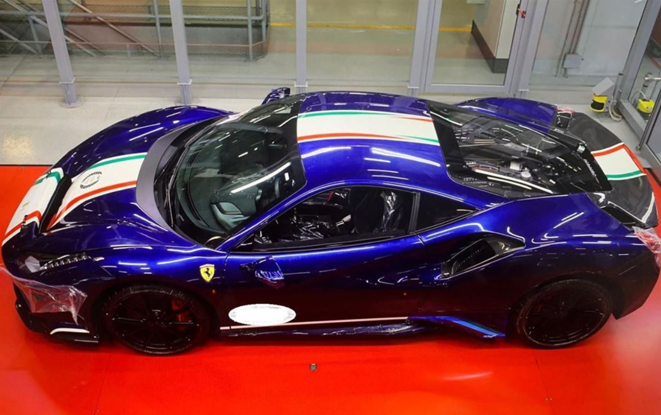 法拉利488 PISTA PILOTI，CERTIFIED