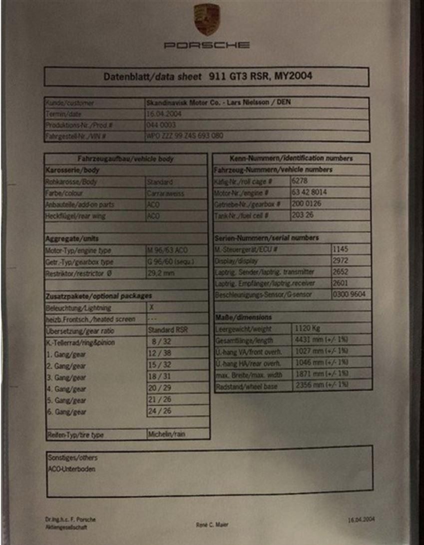 保时捷996 GT3 RSR