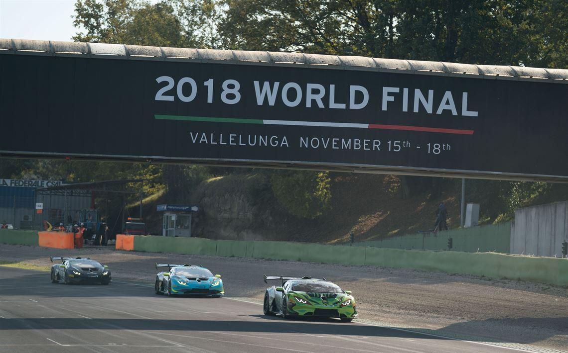 3辆兰博基尼Super Trofeo EVO