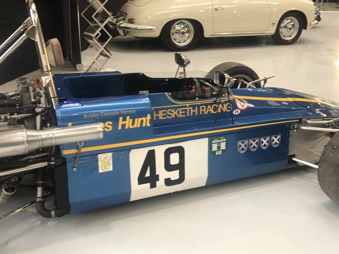 1972 Hesketh F3 Dastle，詹姆斯亨特赛车