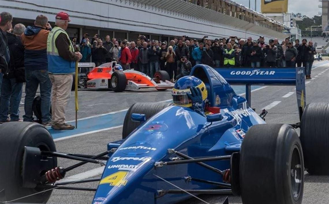 F1 Tyrrell 017B，Michele Alboreto驾驶过