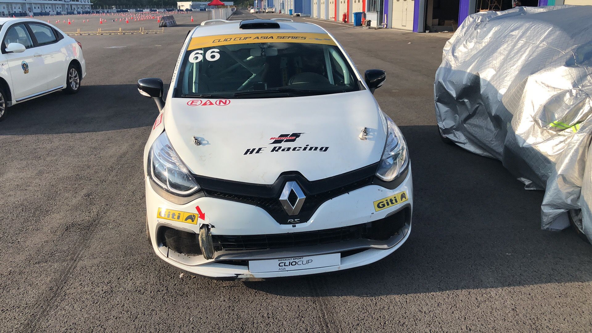 ルノー Clio Cup N°58 ミニカー クリオカップ