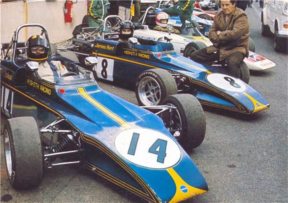 1972 Hesketh F3 Dastle，詹姆斯亨特赛车