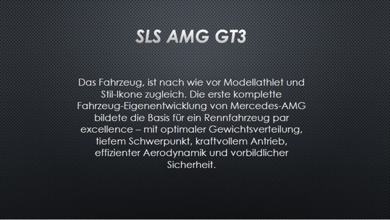 奔驰SLS AMG GT3