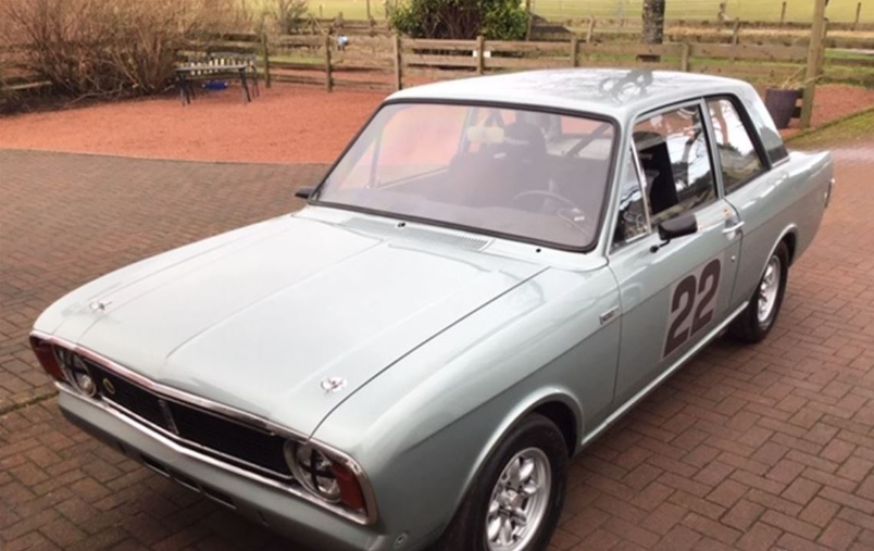 Ford Cortina Lotus Mk2 Race Car.