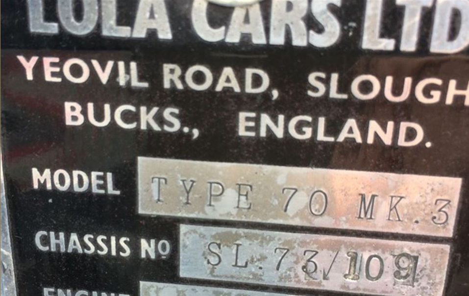 LOLA T70 MKIII - 1967 - ORIGINAL!