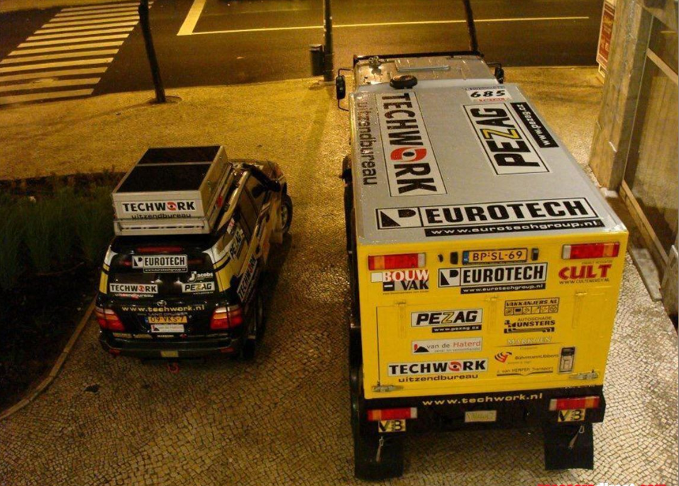 丰田陆地巡航舰，达喀尔赛车