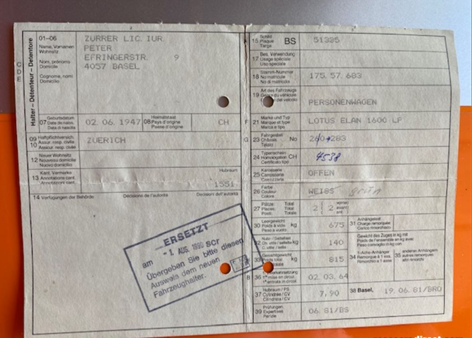 路特斯Elan S1 1963