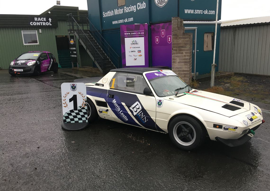 Scottish Classics Winning Fiat X1/9赛车，1498cc发动机