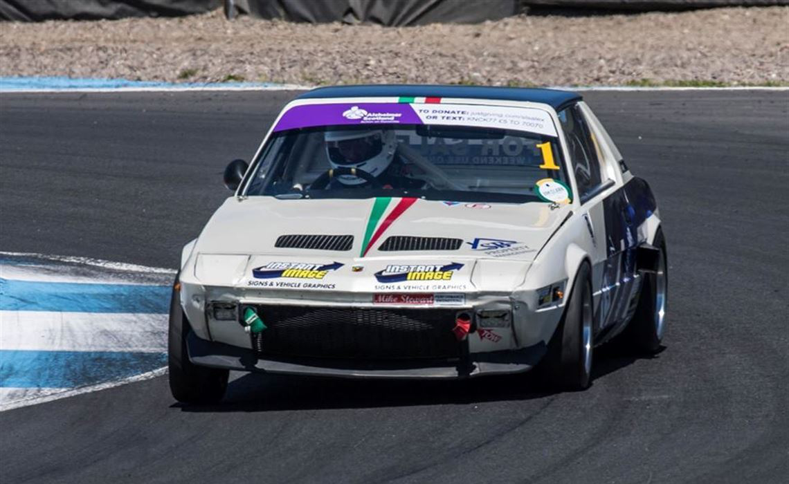 Scottish Classics Winning Fiat X1/9赛车，1498cc发动机