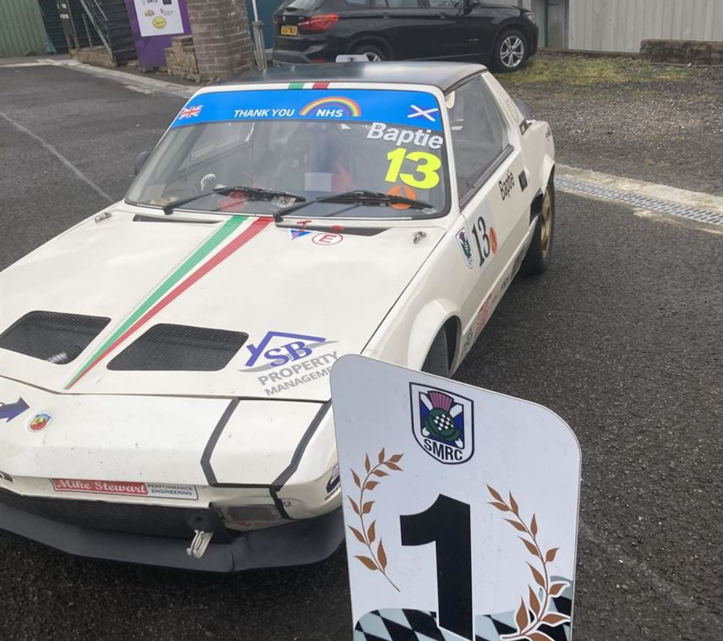 Scottish Classics Winning Fiat X1/9赛车，1498cc发动机