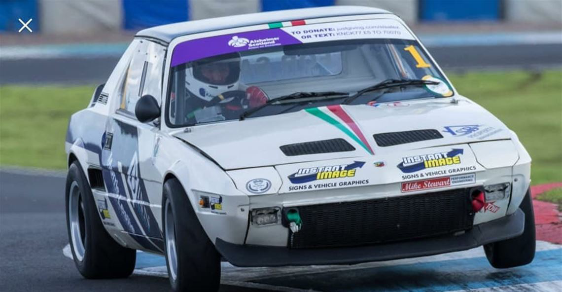 Scottish Classics Winning Fiat X1/9赛车，1498cc发动机