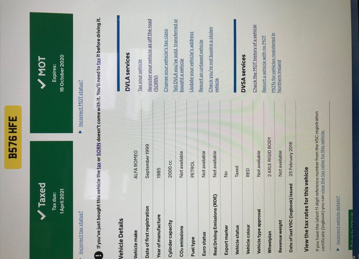 阿尔法罗密欧2.0L SPIDER VELOCE 1985 LHD