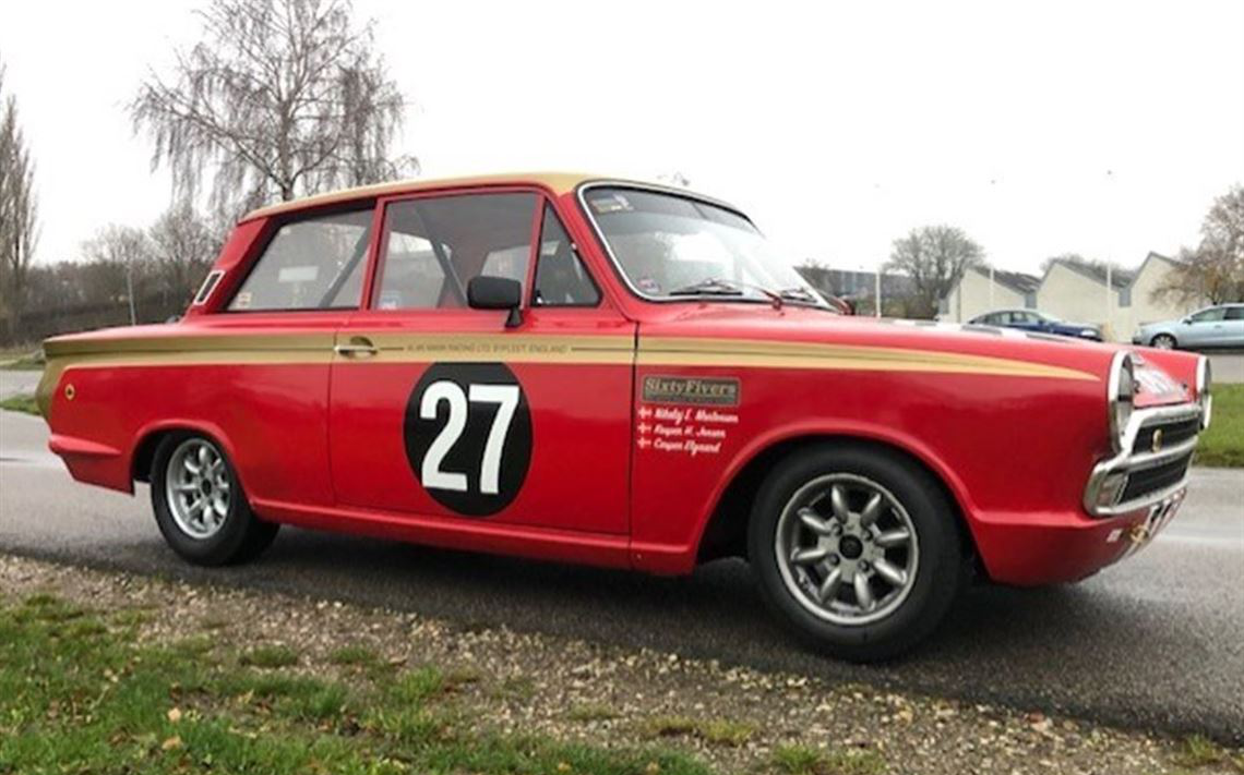 Ford Lotus Cortina Alan Mann Recreation.