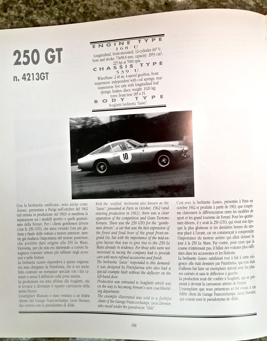 1962 法拉利250 GT Lusso Competizione