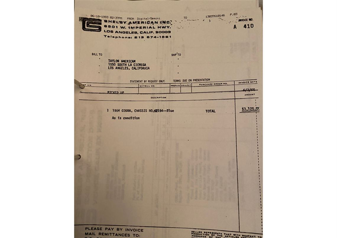 1963 Shelby Cobra 289ci