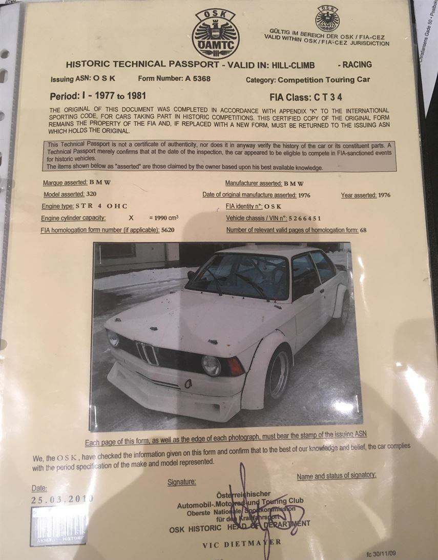 宝马E21历史赛车