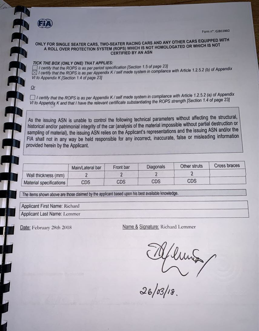 1971 宝马2002 Tii Group 2 FIA (Appendix K) + HTP