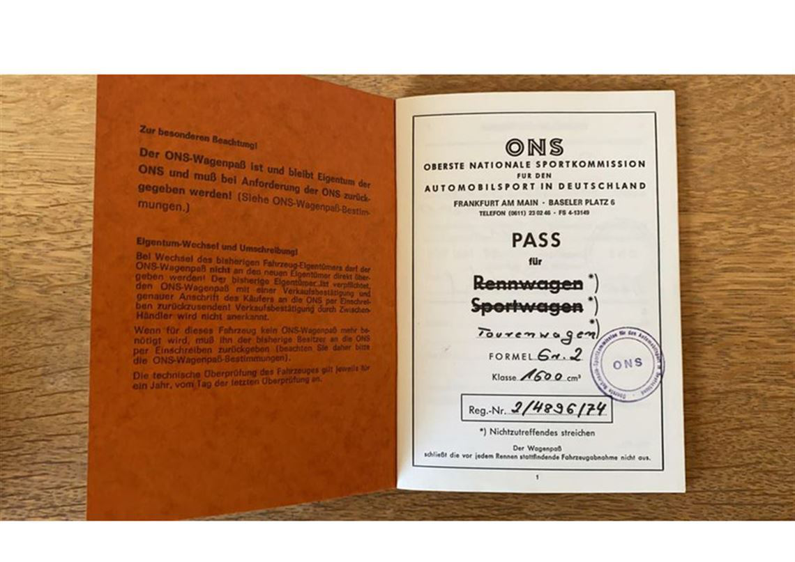 1971 福特Escort RS1600 FIA Gp2