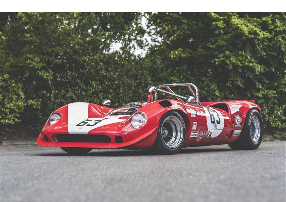 1967 Lola T70 Mk3B Spyder 底盘编号#SL75/125