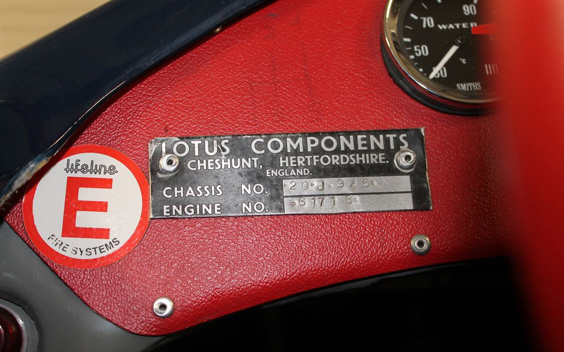 1961 Lotus 20-22 # 20-J-946