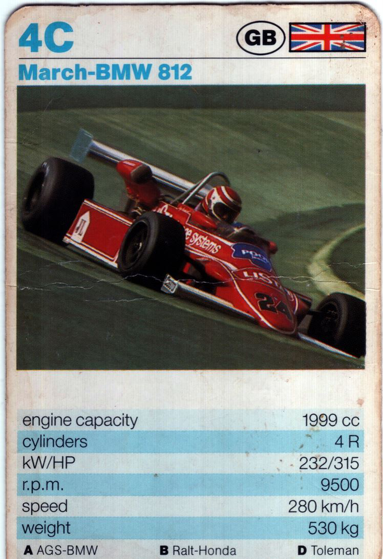 March 802 1980 F2 & Atlantic