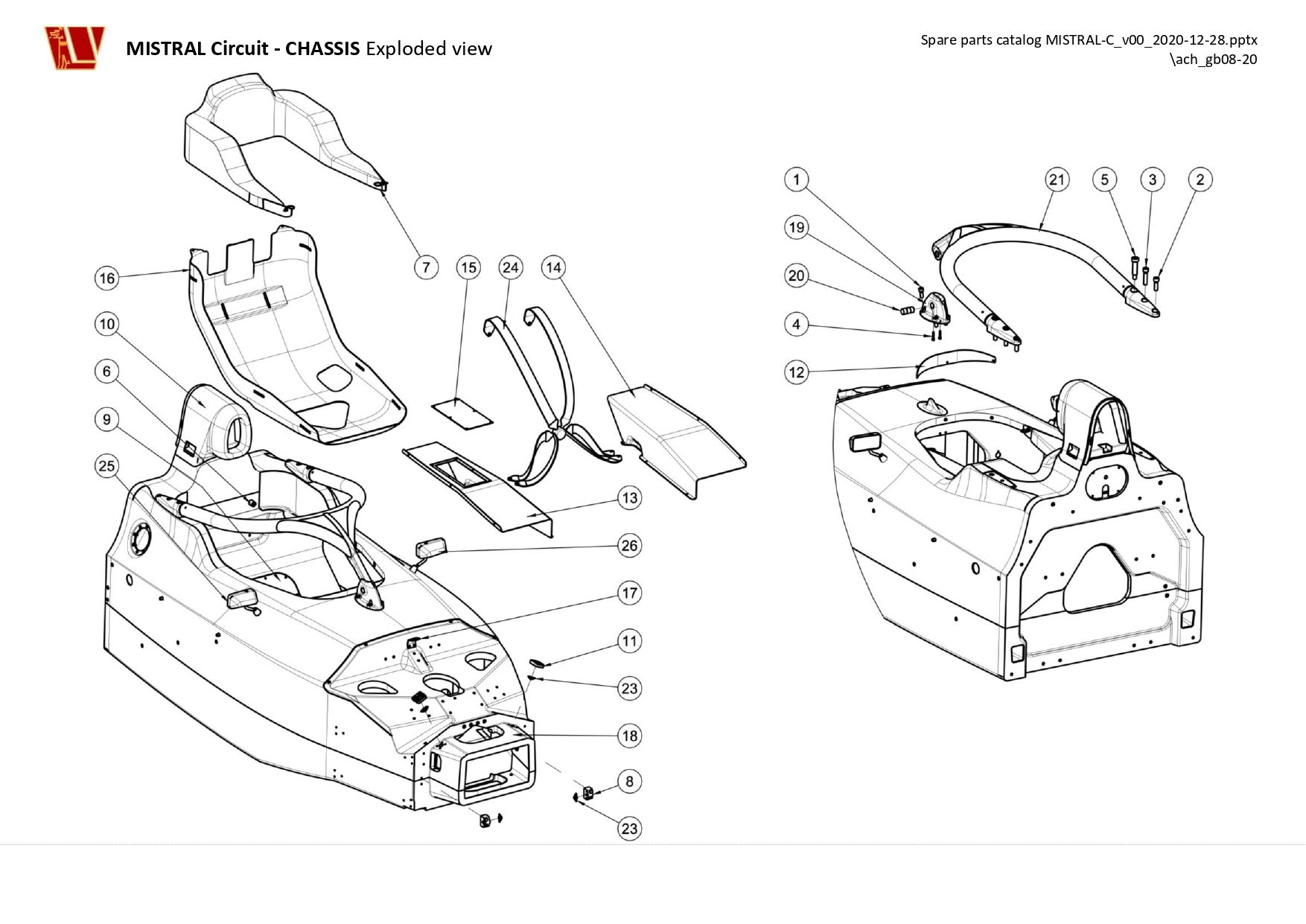 Wolf GB08 MISTRAL Circuit 备件目录
