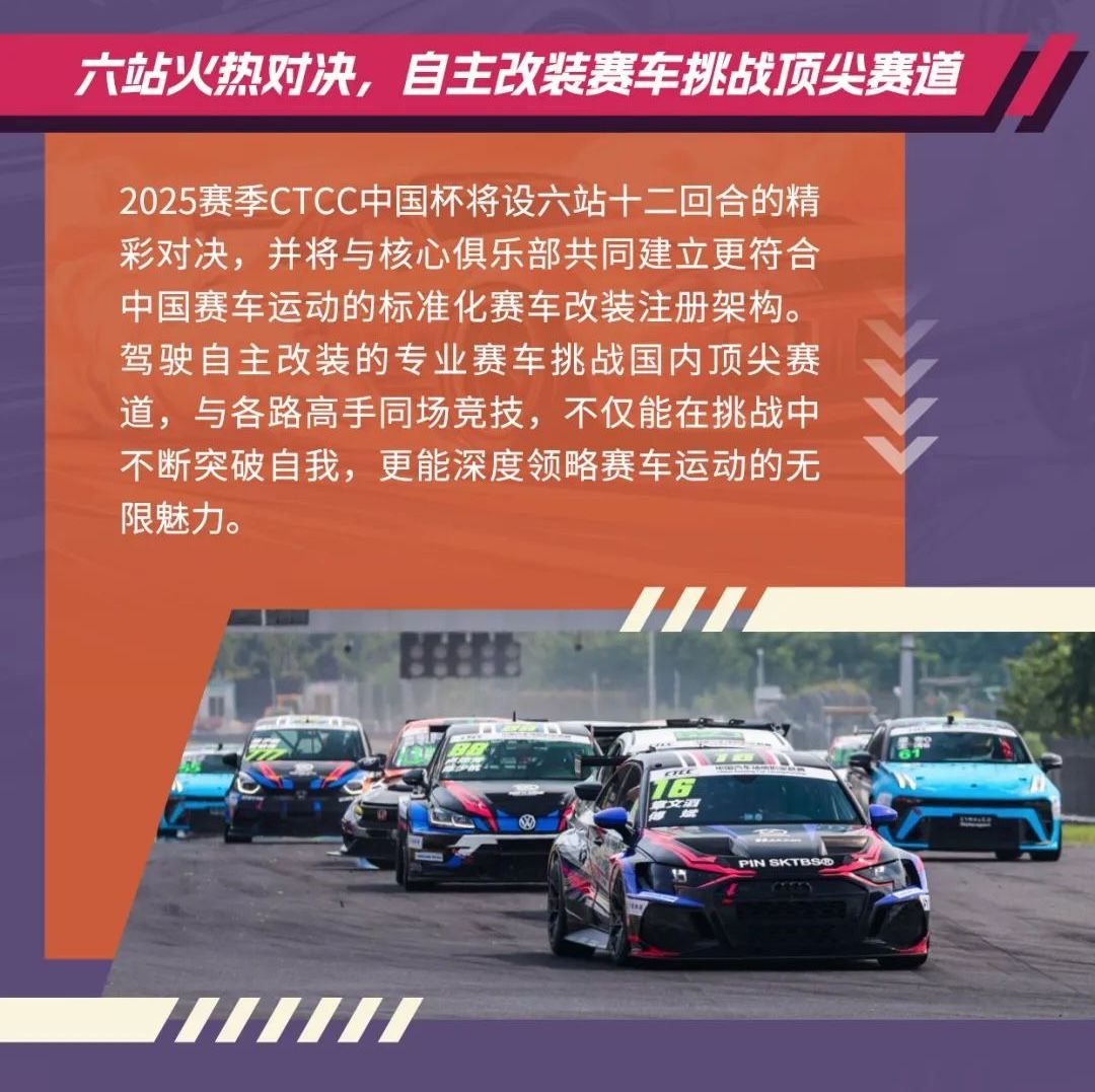 Inscrições abertas para a CTCC China Cup 2025