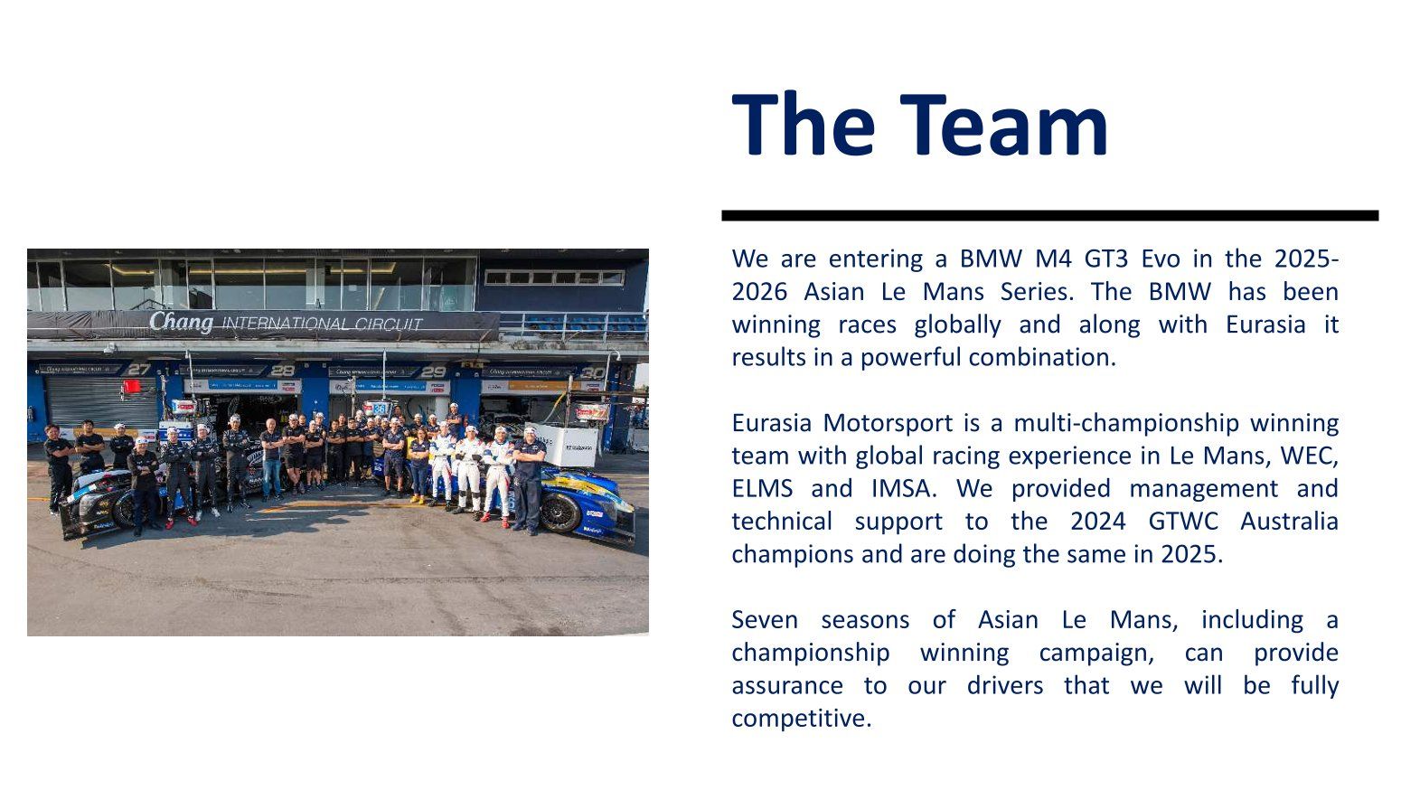 Přehled asijské série Le Mans GT 2025–2026