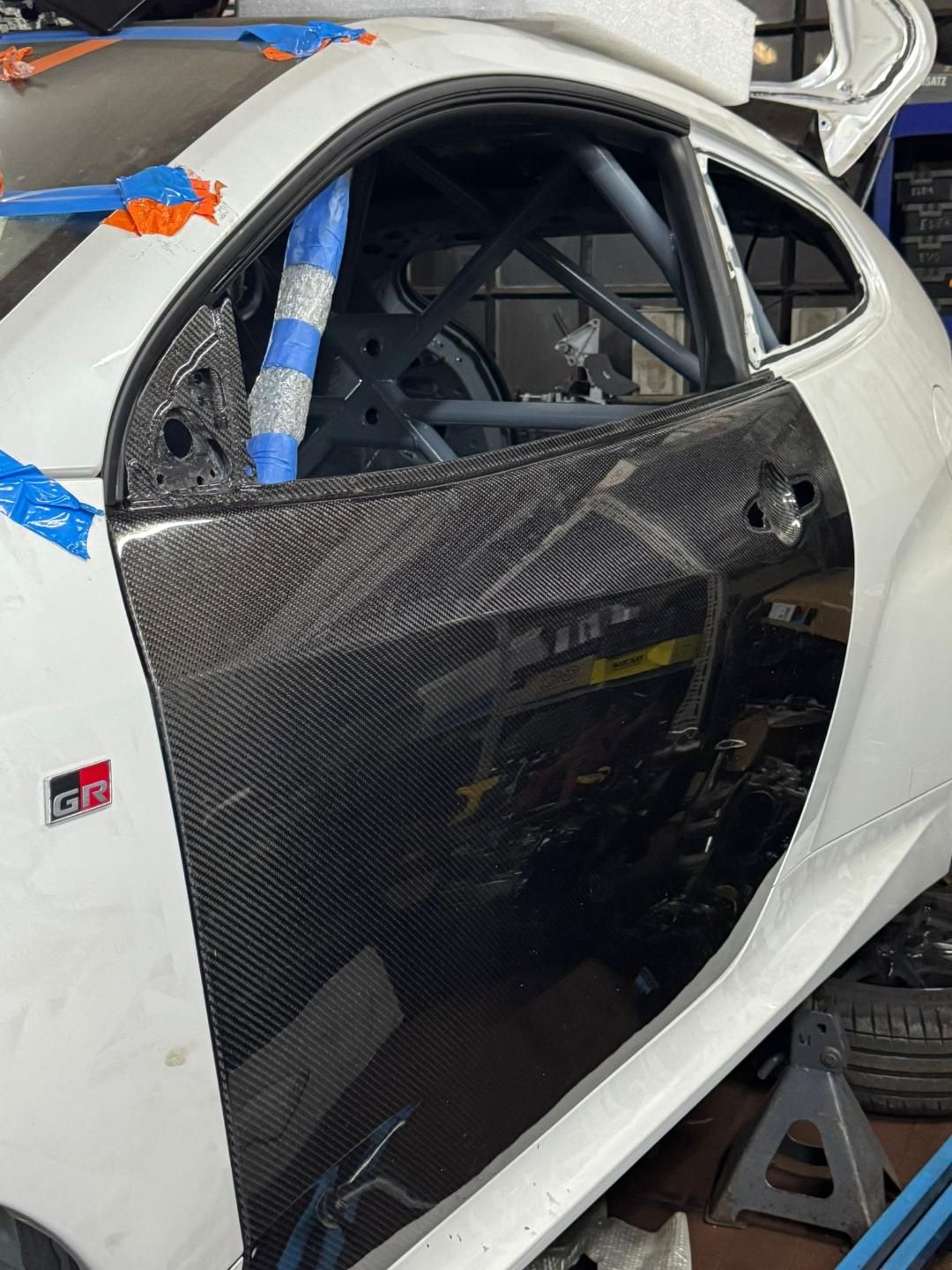 Droog prepeg carbon deuren voor GR Yaris